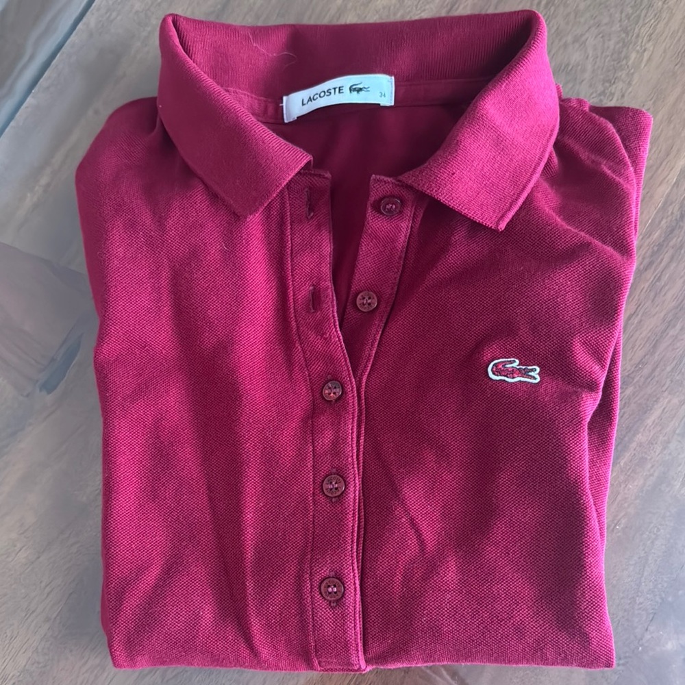 Lacoste Women's Red Sweater